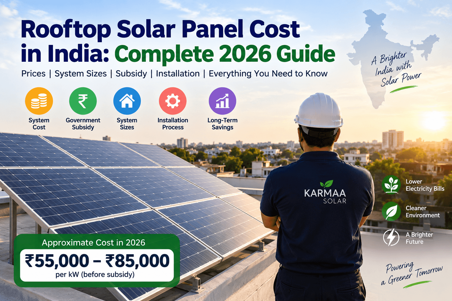 Rooftop Solar Panel Cost in India: Complete 2026 Guide